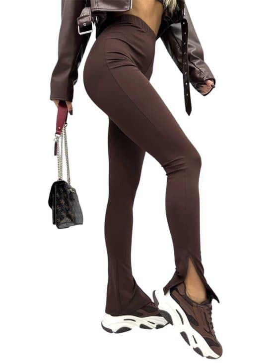 Legginsy z rozcięciem